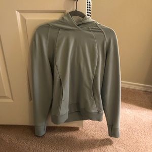 Lululemon light blue scuba pullover worn once